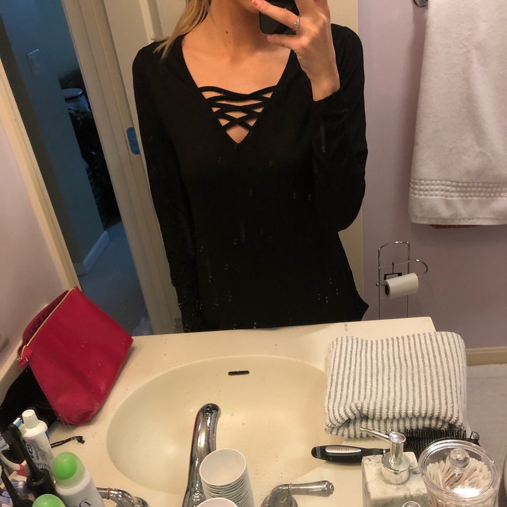 Long sleeve black shirt